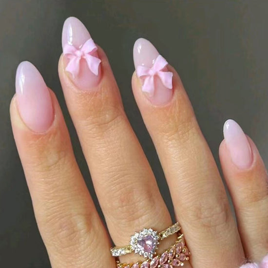Sweet French Press-On Nails