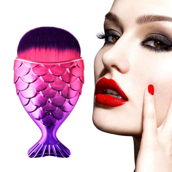 Fish Scale Makeup Brush