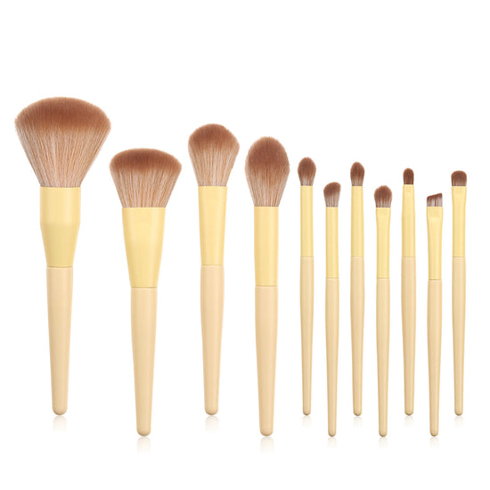 11-Piece Yellow Brush Set