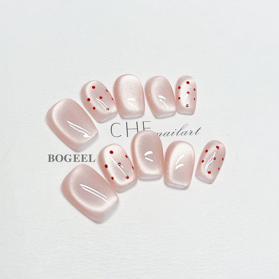 White Press-On Nails