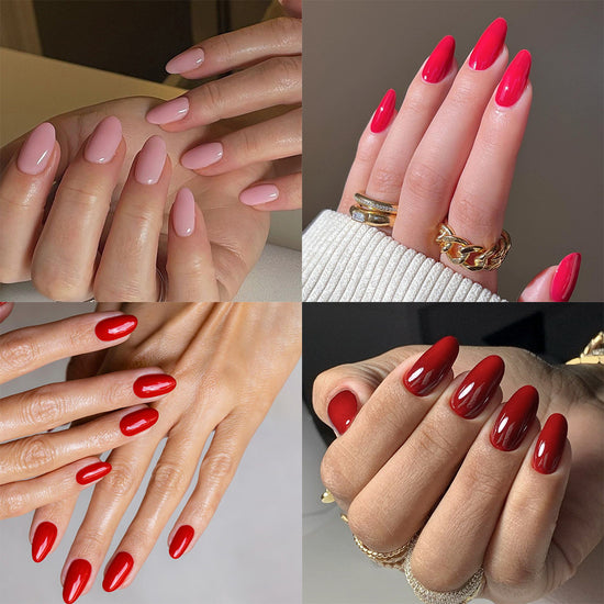 Solid Color Press-On Nails