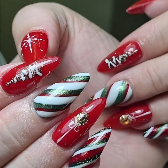 Christmas Press-On Nails